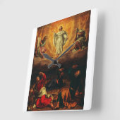 Transfiguratie van Jezus Christus Vierkante Klok (Hoek)
