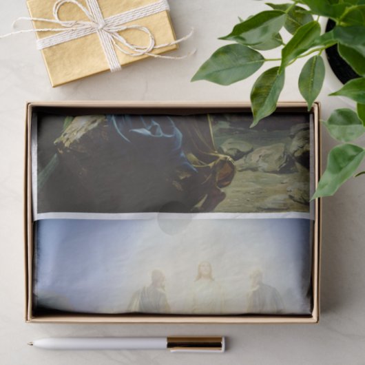 Transfiguratie van Jezus, ontkoppeling Tissuepapier (Geschenk)