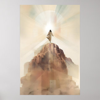 Transfiguratie Van Jezus Print Aquarel