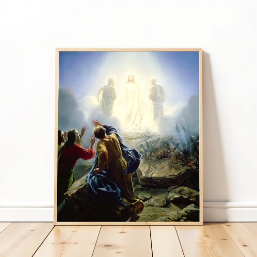 Transfiguratie van Jezus, religieus Poster
