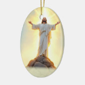 Transfiguration of the Lord God's Peace Blessings Keramisch Ornament (Links)