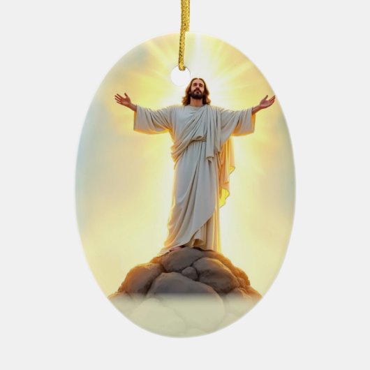 Transfiguration of the Lord God's Peace Blessings Keramisch Ornament (Voorkant)