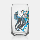 Transformatie Batman/Bruce Blikvorm Glas (Voorkant)