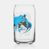 Transformatie Batman/Bruce Blikvorm Glas (Achterkant)