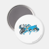 Transformatie Batman/Bruce Magneet (Voorkant / Achterkant)