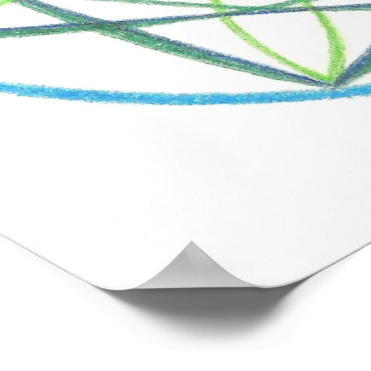 Transformatie Mandala #2 Poster (Hoek)