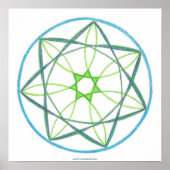 Transformatie Mandala #2 Poster (Voorkant)