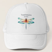 Transformatie wacht - Kleurrijke Dragonfly Trucker Pet (Voorkant)