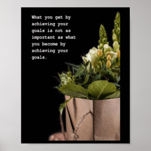 Transformatieve Reis Inspirerend Quote Art Poster