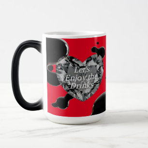 Transformatieve warmte-geactiveerde koffiekop magische mok