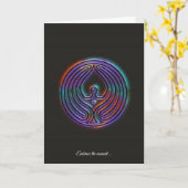 TRANSFORMATION 001 - NEBULA - CARTE ART (Fleur jaune)