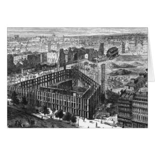 Transformation de Paris : Bâtiment en 1861