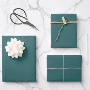 Transformationeel Teal Inpakpapier Vel