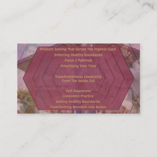 Transformationele leiderschapskwaliteiten (met QR- Visitekaartje (Voorkant)