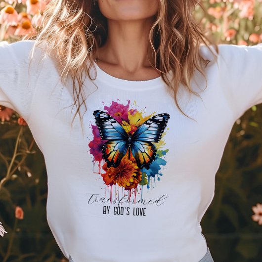 Transformé par le T-shirt de l'Amour de Dieu