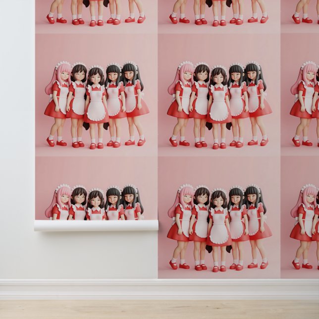 Transformeer je ruimte met Schattige charme 🎀 Behang (Applicatie)