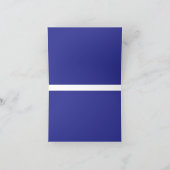 Transformeer uw ruimte met een stijlvol blauw bedankkaart (Binnen)