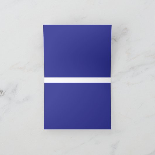 Transformeer uw ruimte met een stijlvol blauw bedankkaart (Binnen)