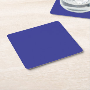 Transformeer uw ruimte met een stijlvol blauw vierkante kartonnen onderzetter