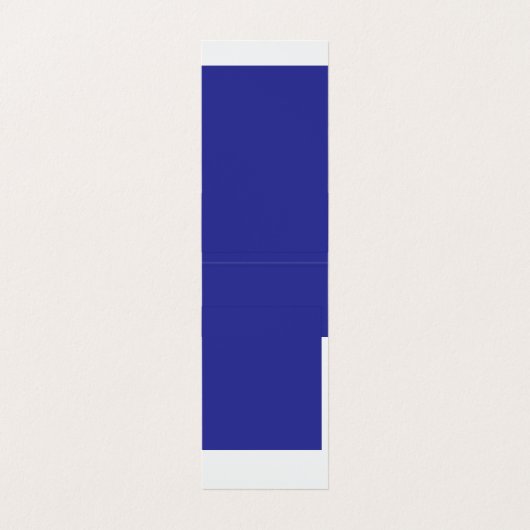 Transformeer uw ruimte met een stijlvol blauw visitekaartjes (Binnenkant ongevouwen)