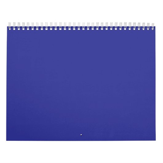 Transformeer uw ruimte met een verbluffende blauwe kalender (Hoes)