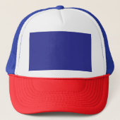 Transformeer uw ruimte met een verbluffende blauwe trucker pet (Voorkant)