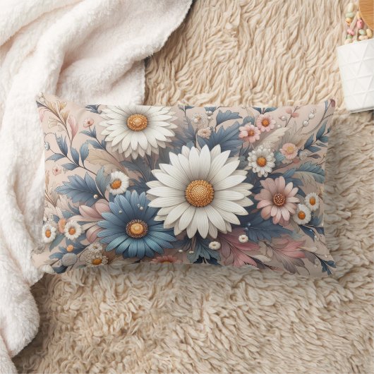 Transformeer uw ruimte met Elegant Daisy Floral Kussen (Deken)