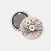 Transformeer uw ruimte met Elegant Daisy Floral Magneet (Voorkant / Achterkant)