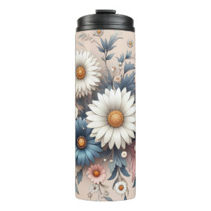 Transformeer uw ruimte met Elegant Daisy Floral Thermosbeker