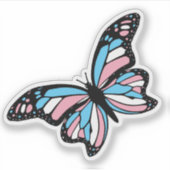Transformeren Transgender Pride LHBTIQ Sticker (Voorkant)