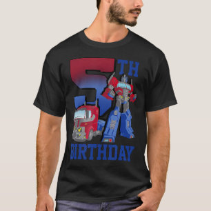 Transformers Optimus Prime 5e verjaardag Gradient T-shirt
