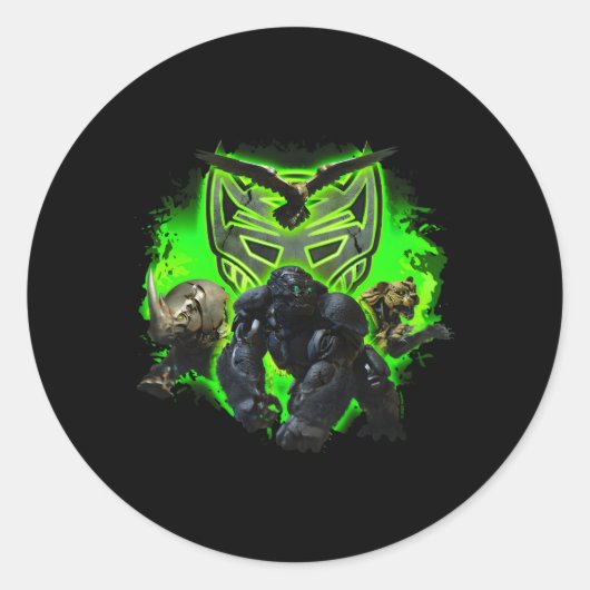 Transformers Rise of the Beasts Maximals Ronde Sticker (Voorkant)