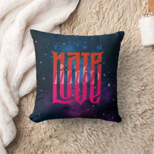 Transformez la Haine en Amour Coussin Décoratif