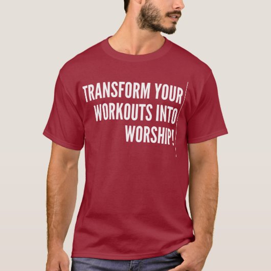 Transformez votre T-shirt Workouts (Devant)