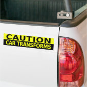 TRANSFORMS VOOR AUTOVERVOER BUMPERSTICKER (Op Truck)