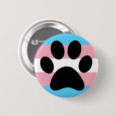 Transfurry pride ronde button 5,7 cm (Voorkant /achterkant)