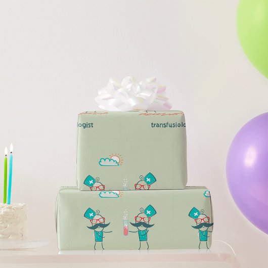 Transfusiedeskundige Cadeaupapier