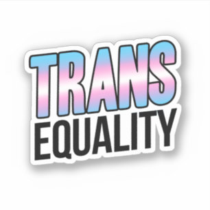 Transgelijkheid Sticker