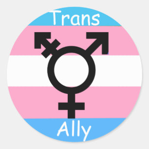 Transgender Ally Awareness Pride Sticker
