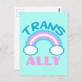 Transgender Ally Briefkaart (Voorkant / Achterkant)