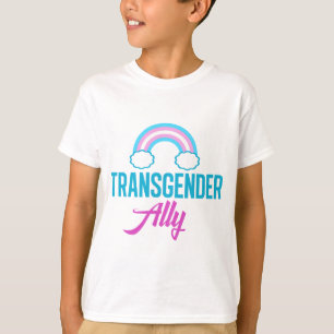 Transgender Ally Schattig Kinder T-shirt