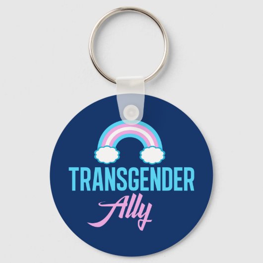 Transgender Ally Sleutelhanger (Voorkant)