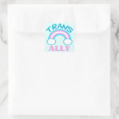 Transgender Ally Vierkante Sticker (Tas)