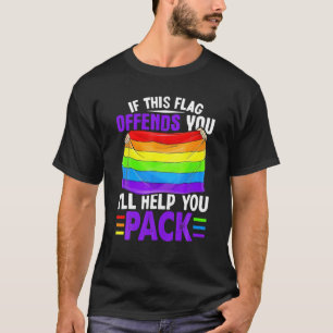 Transgender als deze vlag je aanvalt t-shirt