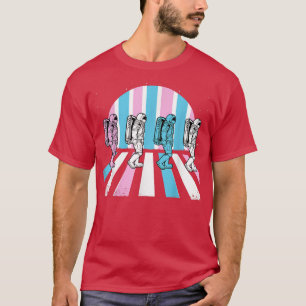 Transgender Astronaut LGBT-Q Space-man Moon Trans T-shirt
