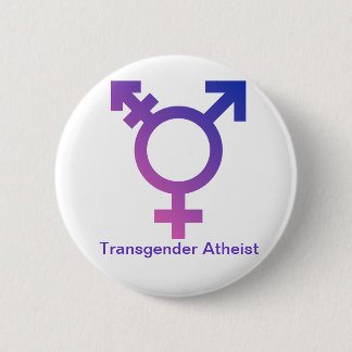 Transgender Atheïstische knop Ronde Button 5,7 Cm