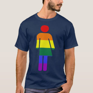 Transgender Bathroom Rights TWith Bathroom Symbool T-shirt