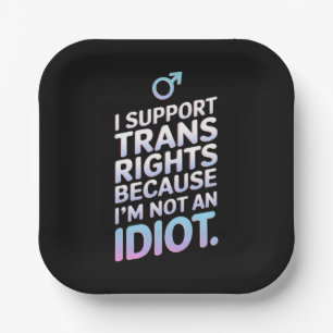 Transgender Bondgenoot Trans Pride Vlag Steun Papieren Bordje