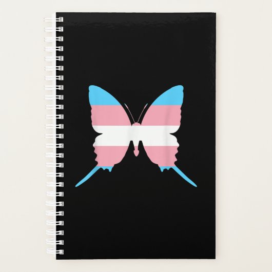Transgender Butterfly Trans Pride Flag LGBT Planner (Voorkant)