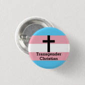 Transgender Christelijke Pride Button (Voorkant /achterkant)